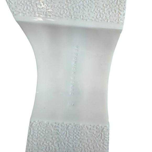 Veronica Beard - Davina Jelly Elegant Cream Slide Sandals Sz 9 - Picture 8 of 10